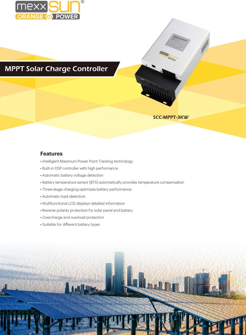MPPT 12/24 / 48V 60A (SCC-MPPT-3K) -1
