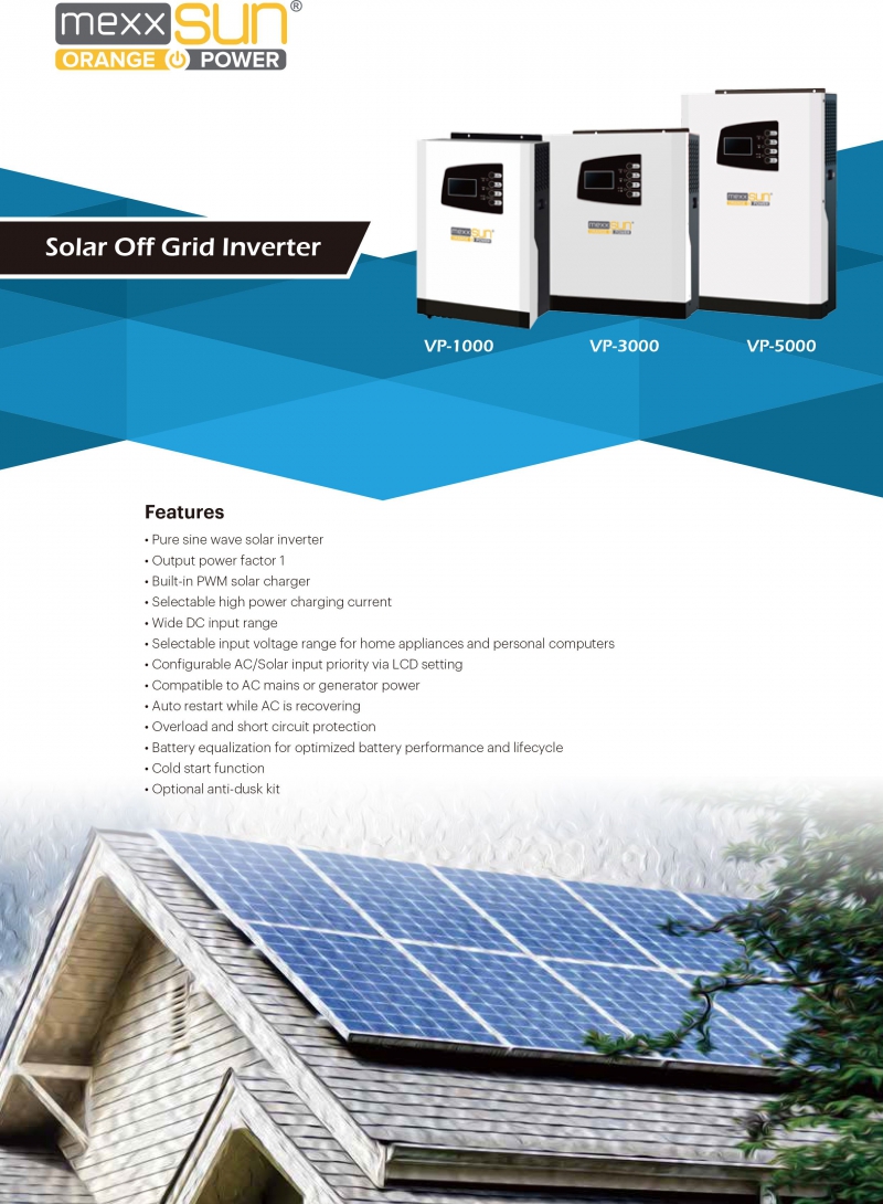 Tam sinüs akıllı 48V 5000W VA (VP-5000) - 1
