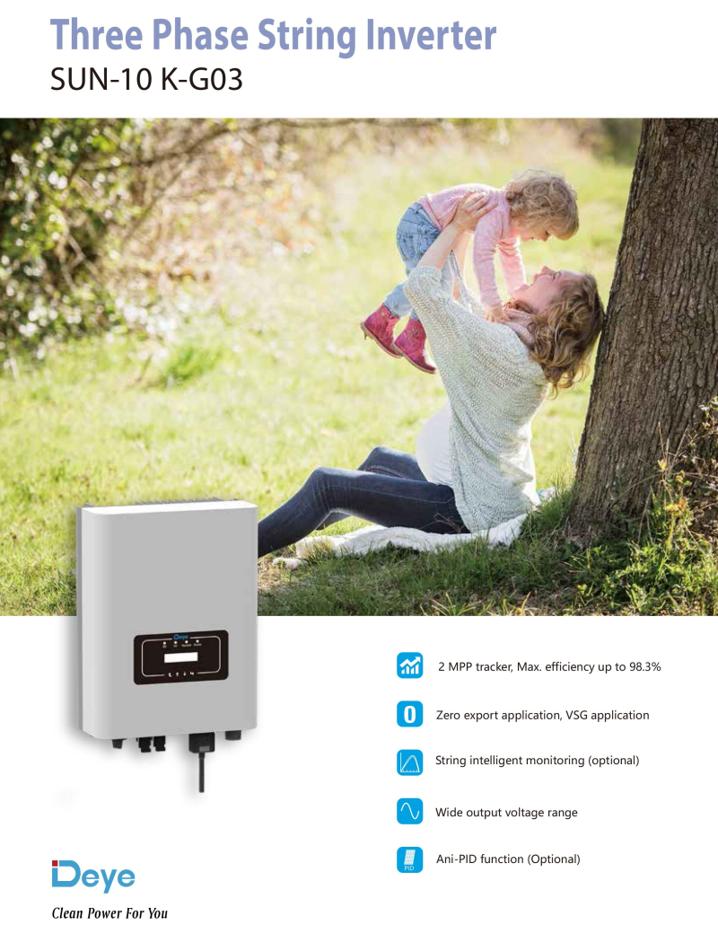 PV Inverter SUN-10K-G03 - 1