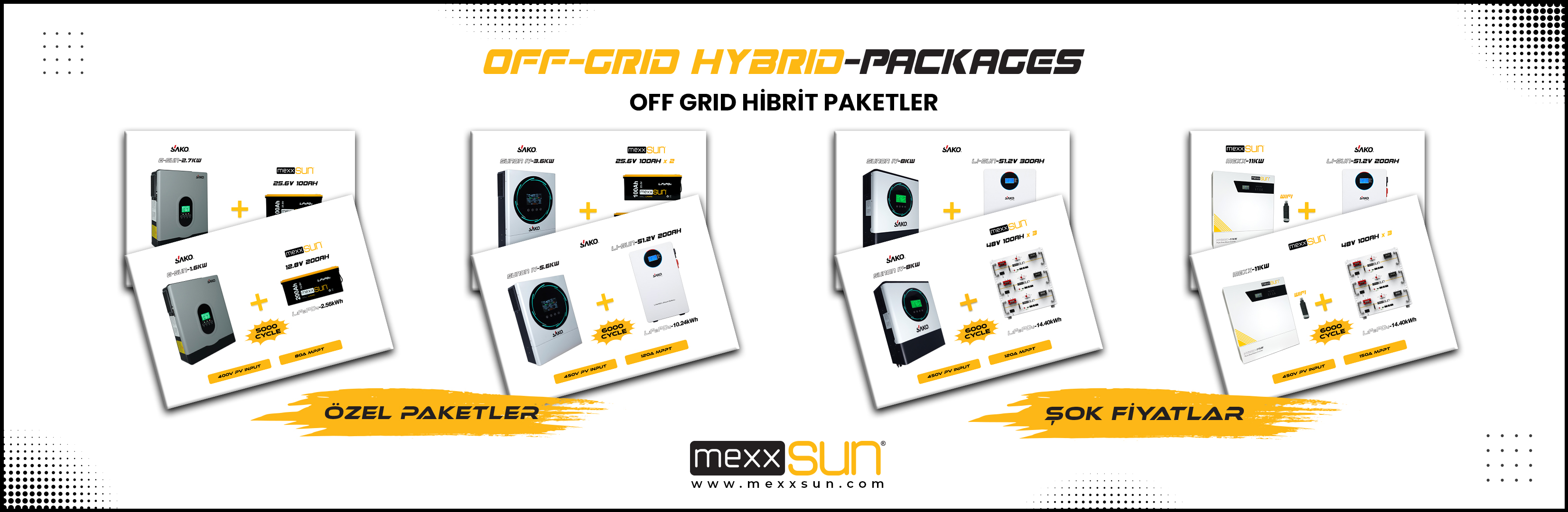 Off Grid Hibrit Paketler