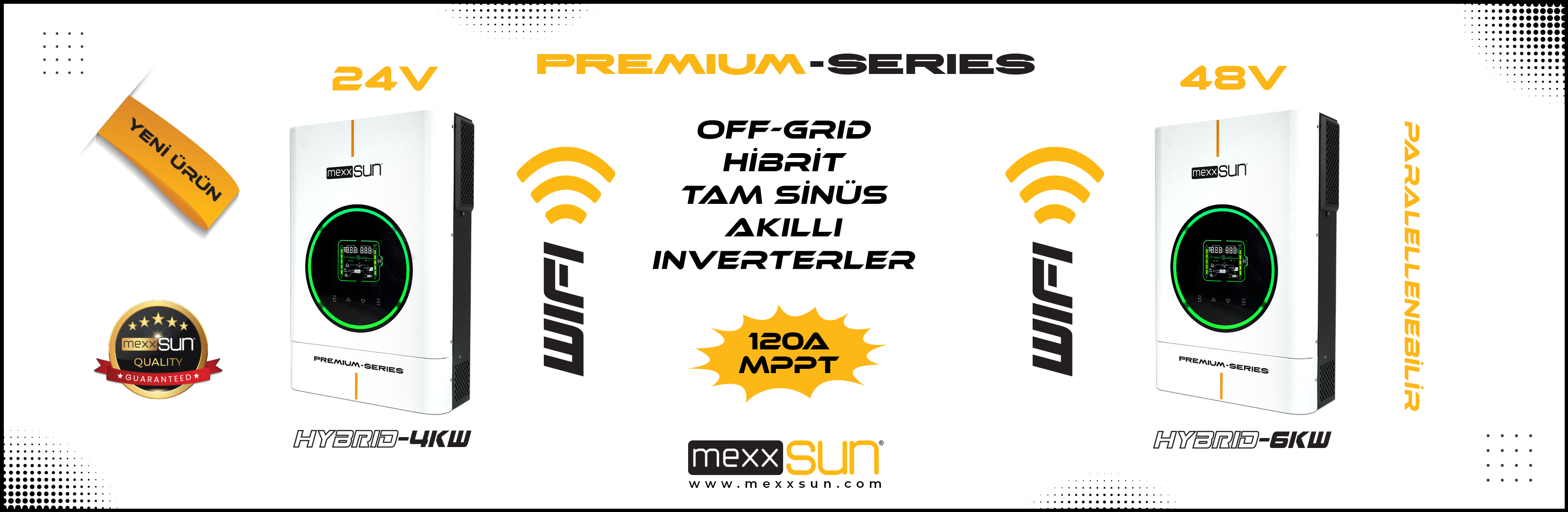 Premium Serisi Off-Grid Hibrit Akıllı Inverterler