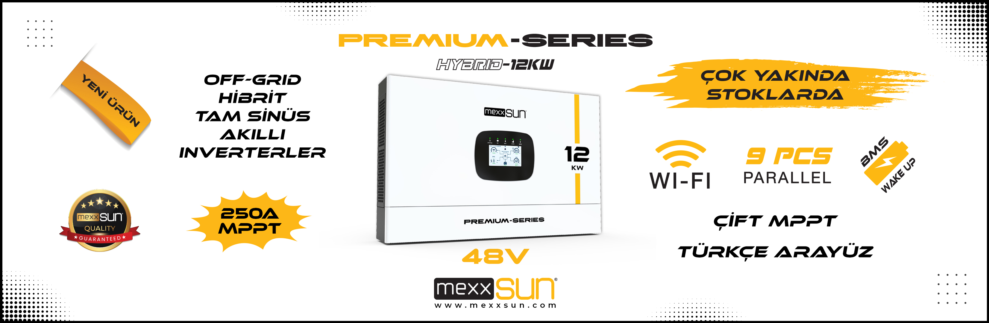 12kw Premium Serisi Off-Grid Inverterler