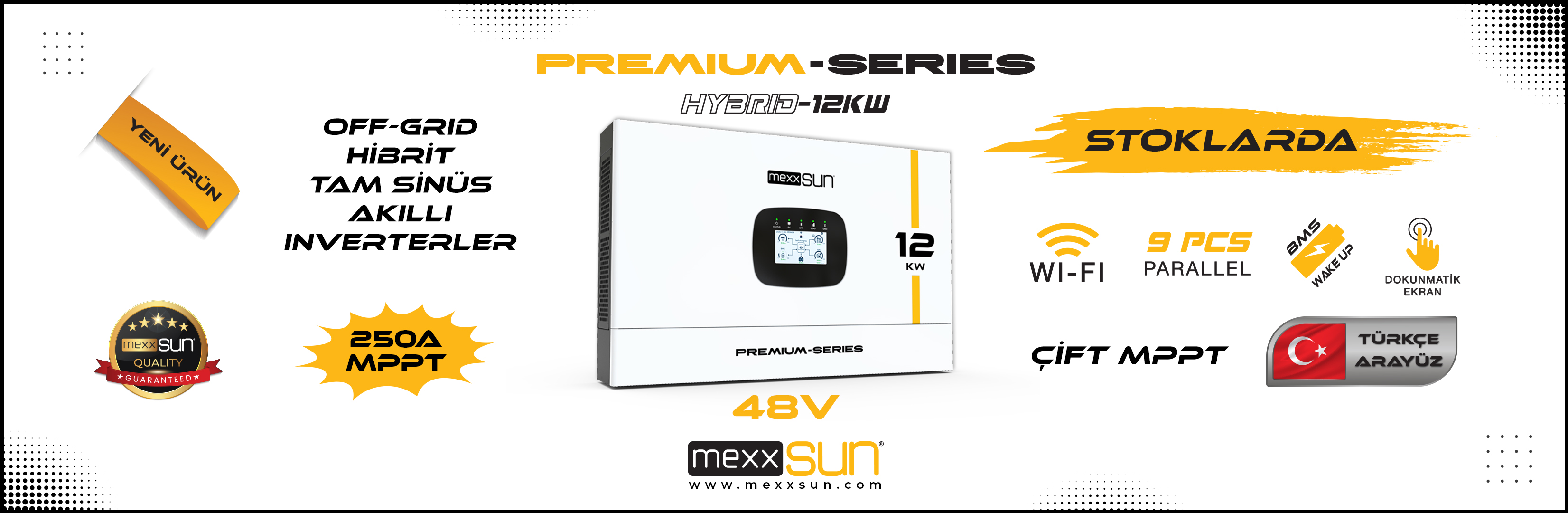 12kw Premium Serisi Off-Grid Inverterler