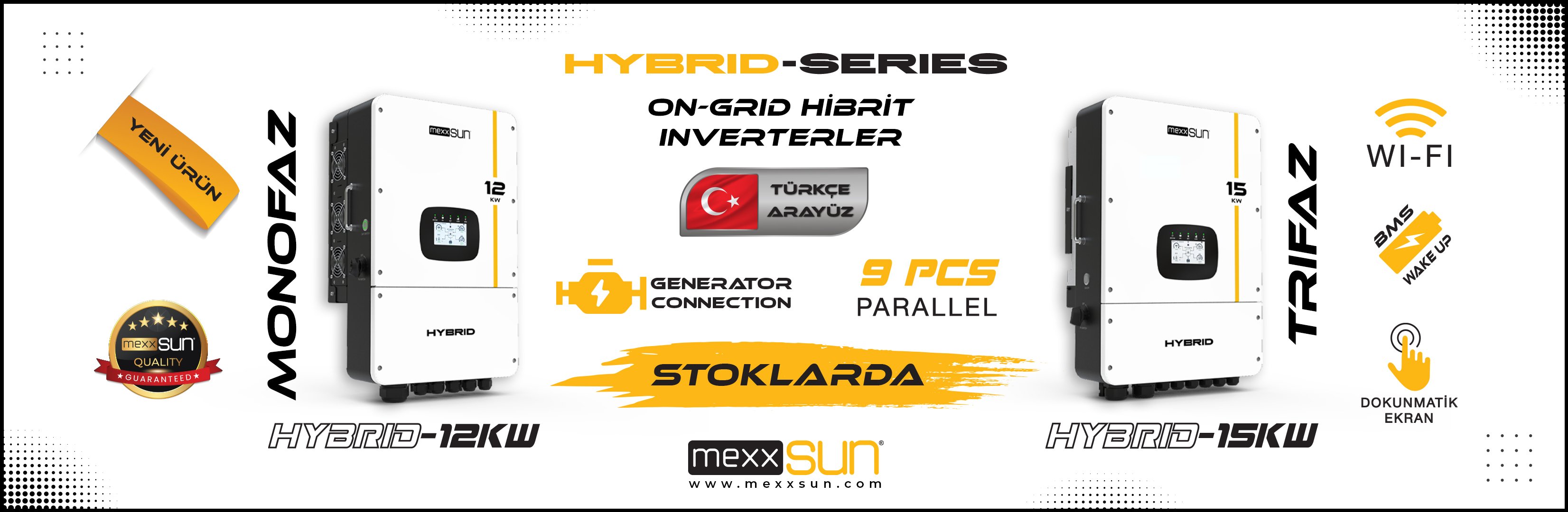 MEXXSUN Ongrid Hibrit Inverterler