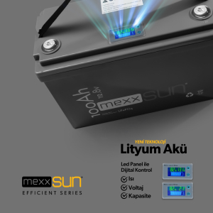 MEXXSUN Lithium Battery 12,8V 100Ah (LiFePo4) 1280Wh