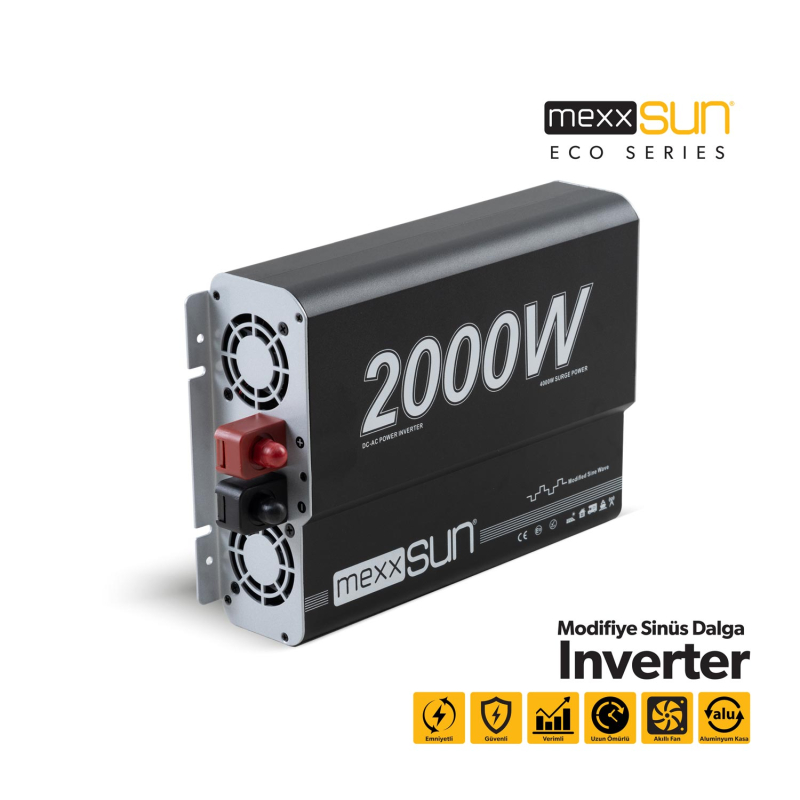 Modified Sine Wave Inverter 12V 2000W