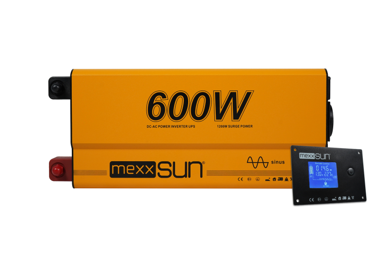 Pure Sine Wave Inverter UPS / remote 12V 600W