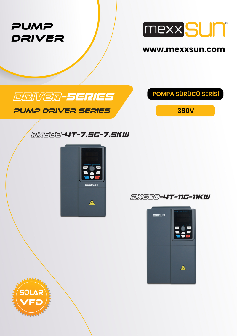 Solar VFD 10Hp (7,5 kW) (Three Phase) - 1