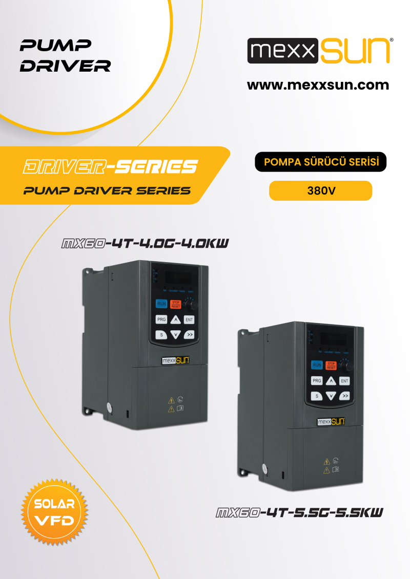 Solar VFD 5,5Hp (4 kW) (Three Phase) - 1