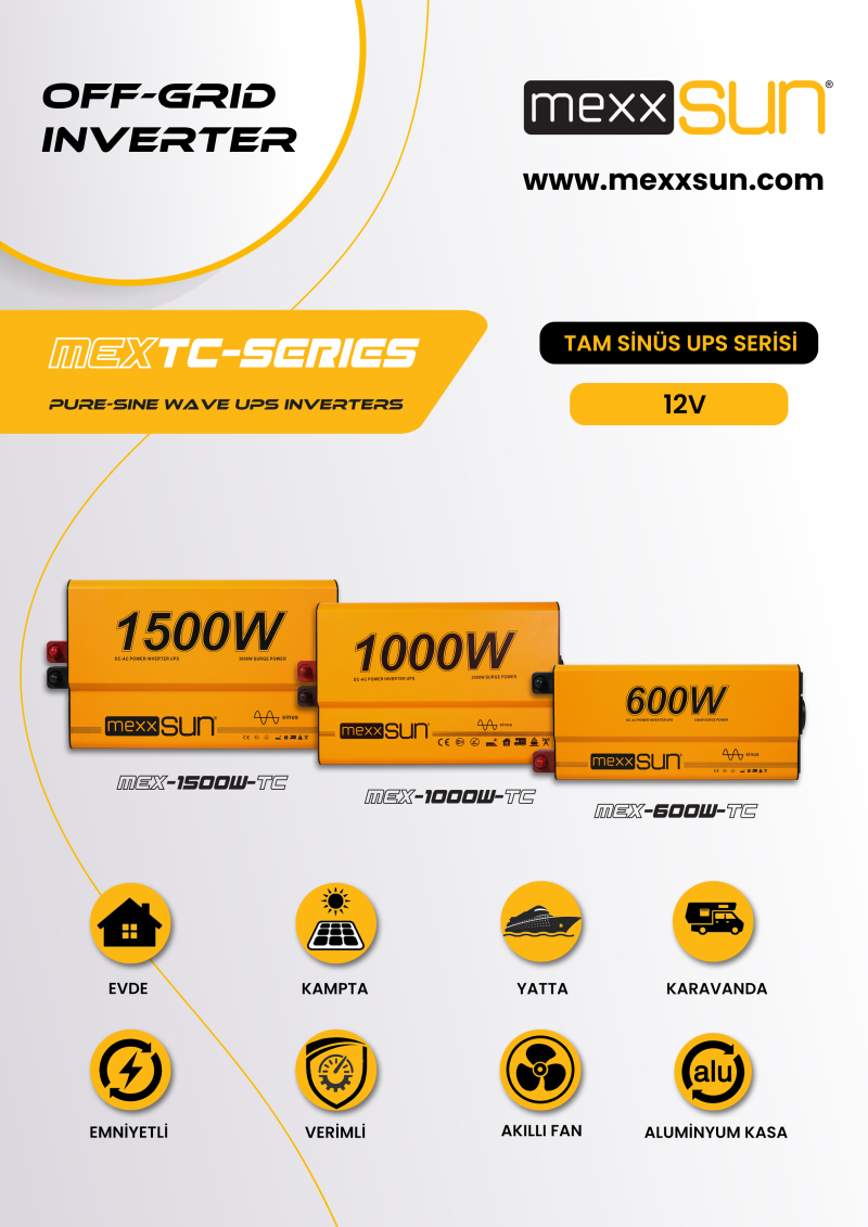 Pure Sine Wave Inverter UPS / remote 12V 1000W - 1