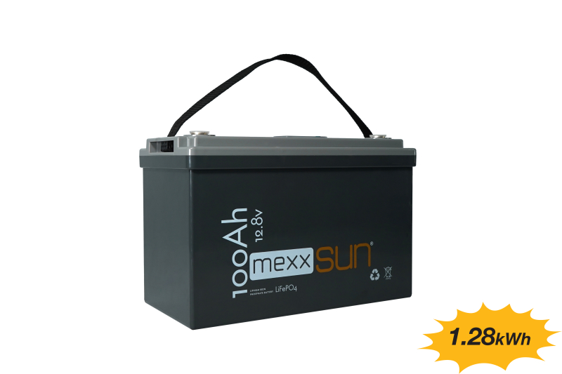 MEXXSUN Lithium Battery 12,8V 100Ah (LiFePo4) 1280Wh