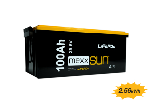 MEXXSUN Lithium Battery 25,6V 100Ah (LiFePo4) 2560Wh