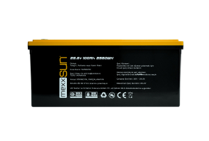 MEXXSUN Lithium Battery 25,6V 100Ah (LiFePo4) 2560Wh
