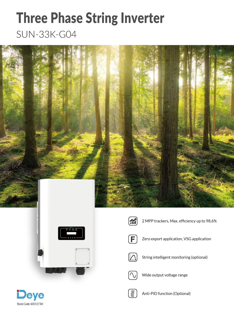 DEYE 33KW Trifaze - 1