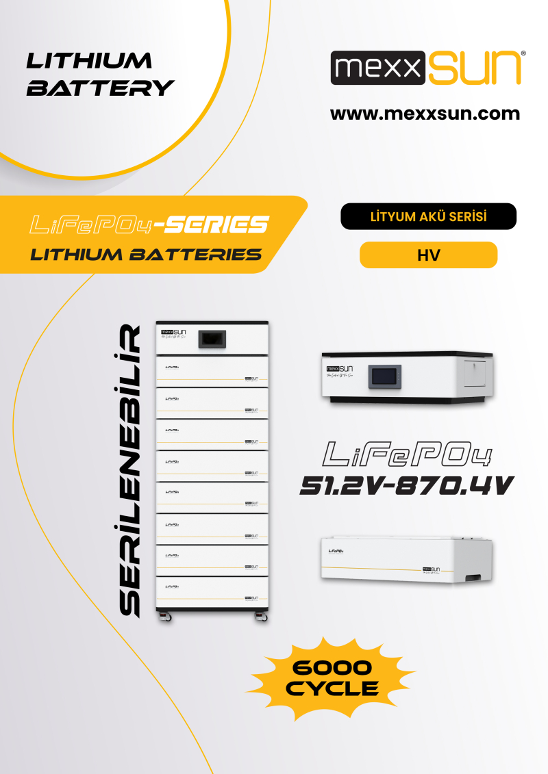MEXXSUN High Voltage Battery Pack 20.48 kWh - 1