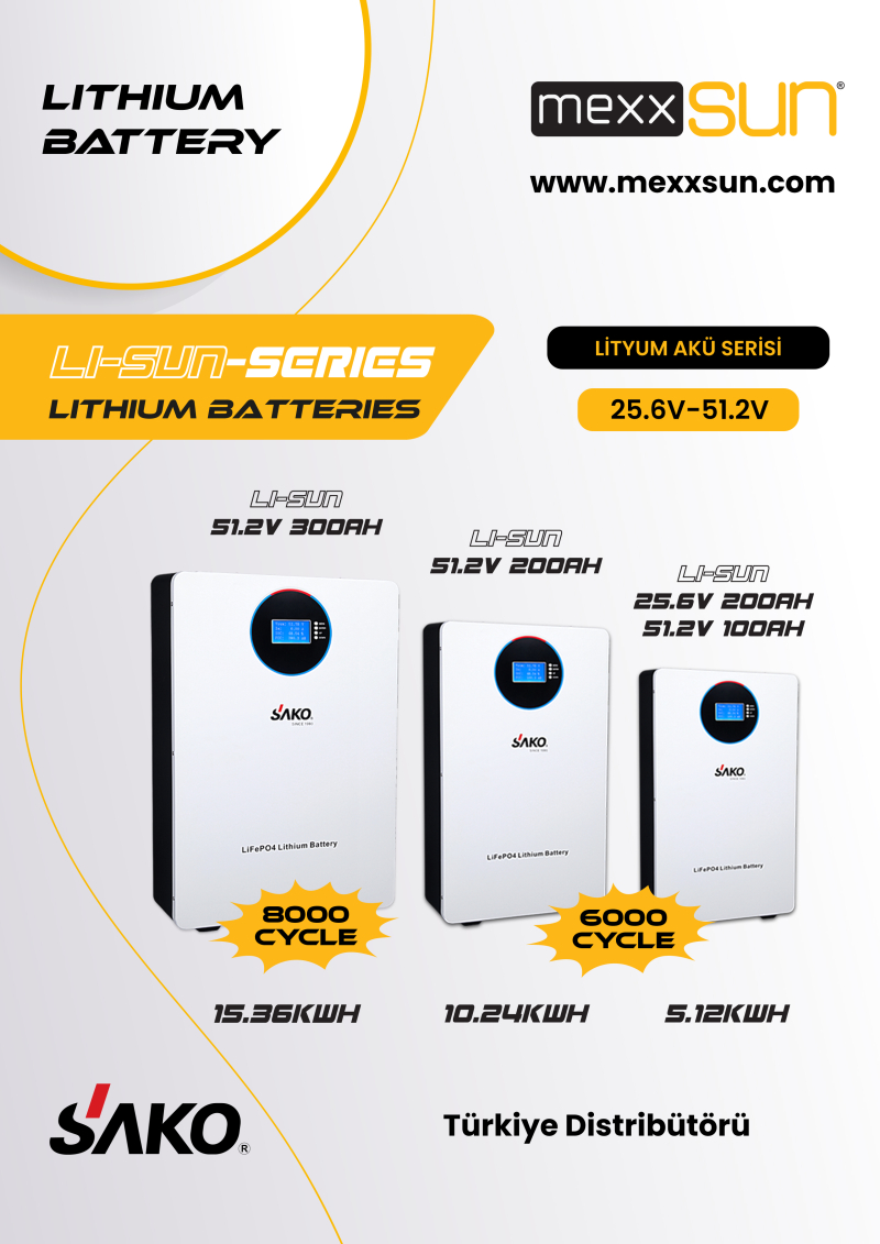 Li-Sun Battery-25,6V 200Ah (LiFePo4) - 1