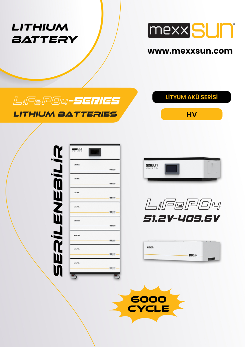 MEXXSUN High Voltage Battery Pack 30.72 kWh - 1