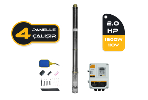 DC Pompa 2Hp / 1500W / 110V (3RDC3.8-180-110-1500)