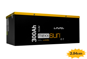 MEXXSUN Lithium Battery 12,8V 300Ah (LiFePo4) 3840Wh