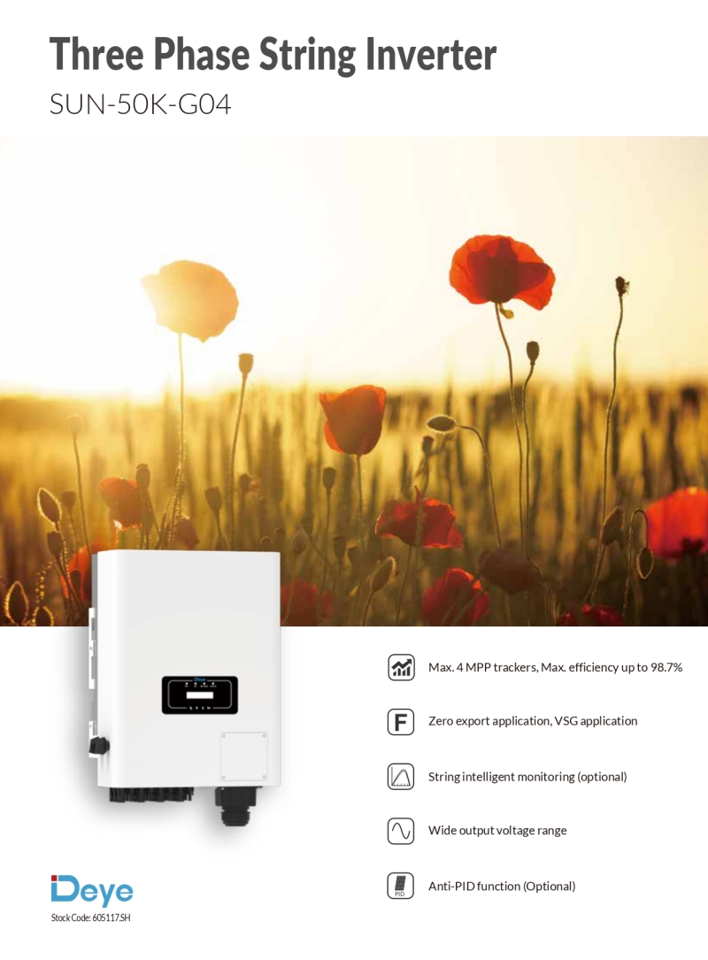 DEYE 50KW Trifaze - 1