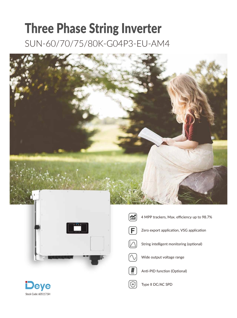DEYE 80KW String Inverter - 1